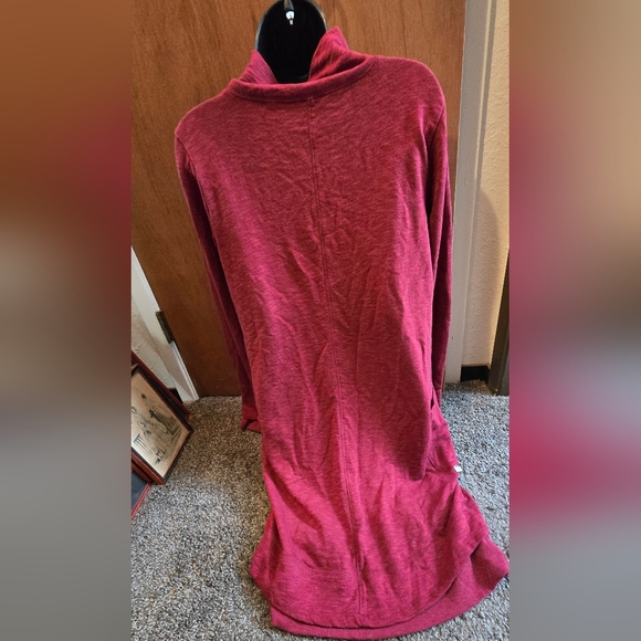 Horny Toad Burgundy Turtleneck Dress SzM - Picture 6 of 10